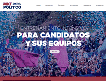 Tablet Screenshot of centromktpolitico.com